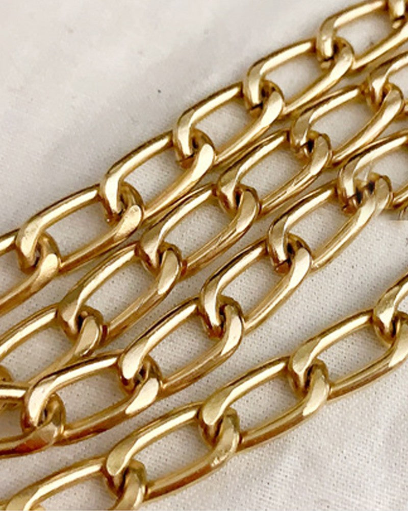 Embossed Chain Strap Flap Shoulder Bag