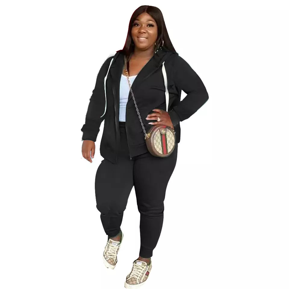 Plus Size Beauti Jogger Set