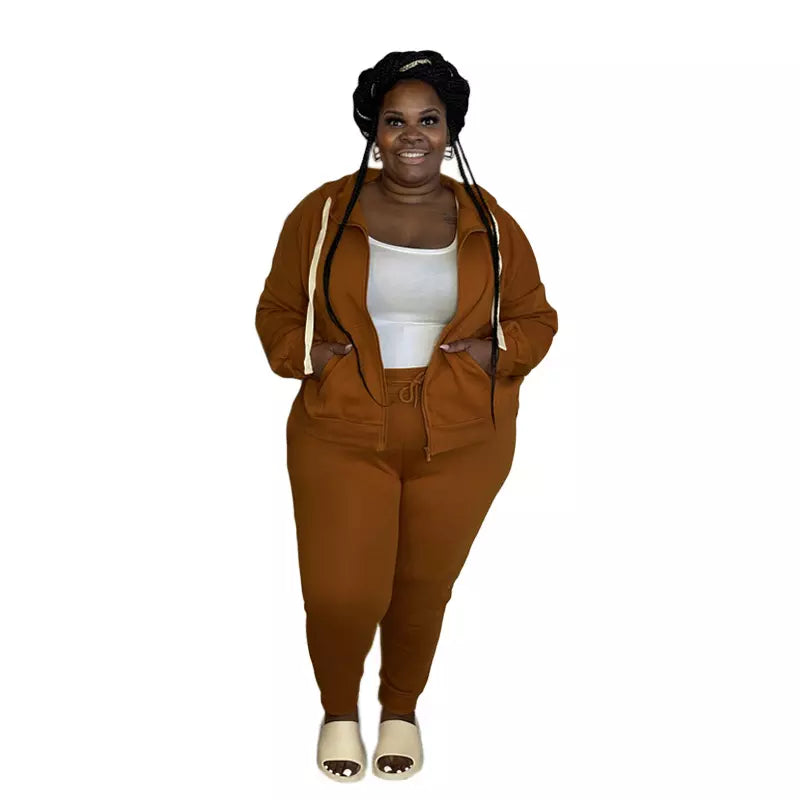 Plus Size Beauti Jogger Set