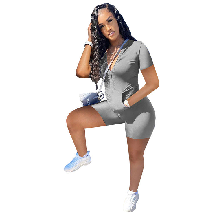 Summer Solid 2 piece short set