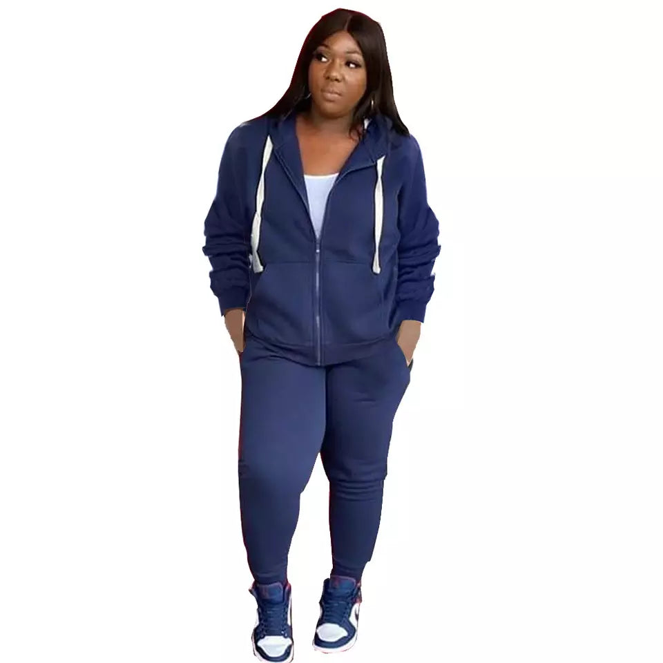 Plus Size Beauti Jogger Set