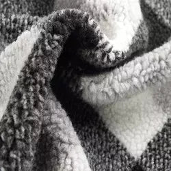 Winter Fleece Short Patchwork Jacket