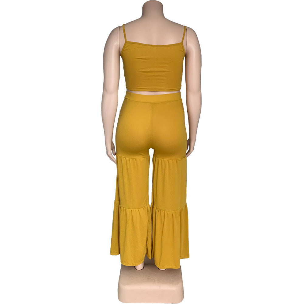 Two-piece patch work long set